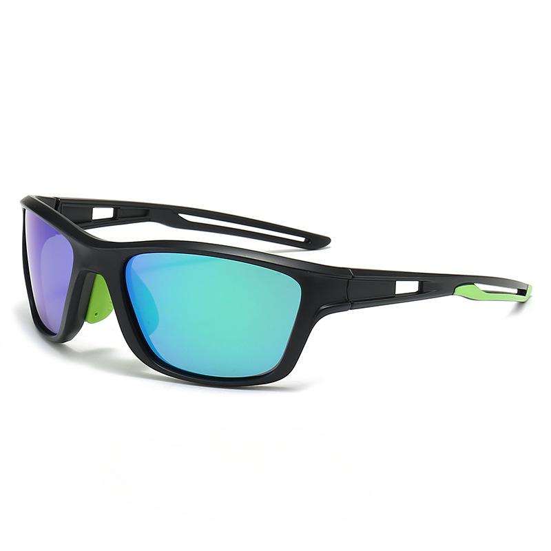 Europa y Estados Unidos Gafas de Sol Polarizadas de Nueva Moda para Hombres y Mujeres Gafas de Sol Deportivas Coloridas Gafas de Visión Nocturna para Montar al Aire Libre.