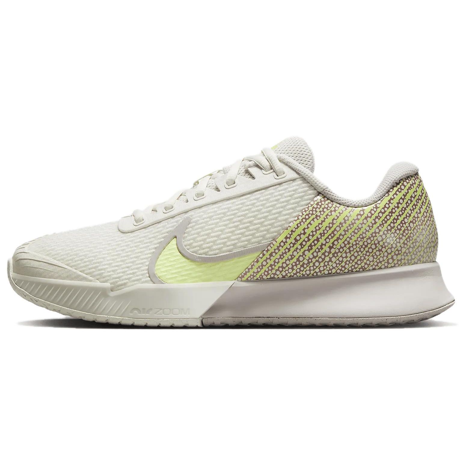 

Nike Женские кроссовки для тенниса Air Zoom Vapor Pro 2 HC PRM с низким верхом, серые/белые FB7054-001 38.5