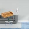 Elegant Resin Penguin Fruit Basket And Snack Bowl Decorative Sculpture for Tabletop, Office,
