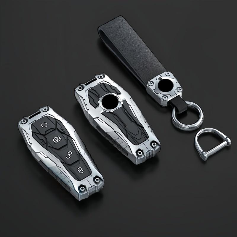 

Metal Car Remote Key Cover Case For Byd Atto 3 Atto 8 Shark 6 Sealion 5 Song Plus Seal U Sealion 7 Holder Shell Protector Fob