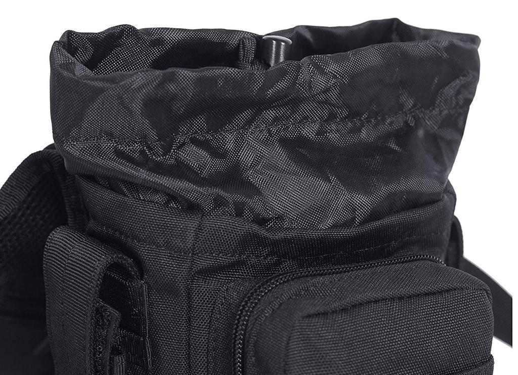 Seibertron Benväska, Taktisk, Militär, Sport, Utomhus, Vattentät, Arbetsficka, Svart