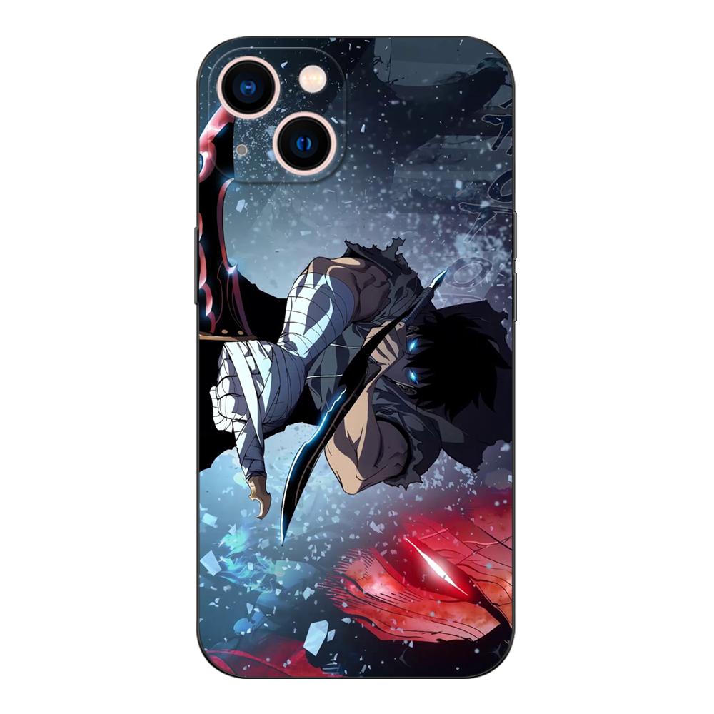 

Черный чехол из ТПУ для OPPO A1K A5 A5S A5XS A3S AX5 A11 A11X A12E A12 A7 A9 A9X 2018 2020 Solo Leveling Sung-Jin-Woo OPPO A7 AX7 A7N