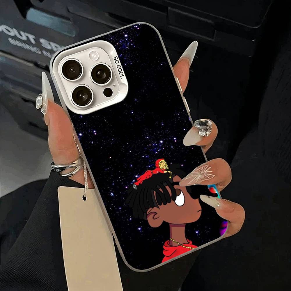 Rapper Lil Uzi V-Vert Phone Case For IPhone 17 Air 16 15 14 13 12 11 Pro Max White Sliver Hard Cover