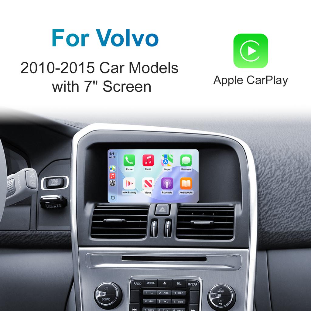 Wireless CarPlay Android Auto OEM Screen Upgrade Decoder Box for Volvo V40 V60 S S60 XC60 V70 XC70 S80 2010-2015 with 7'' Screen