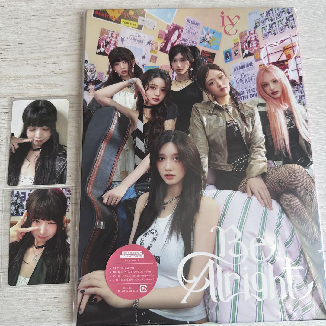 

[USED] IVE Be Alright First Press Limited Edition V Ray Asmart Trading Card