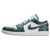 Jordan Air Jordan 1 Abrasion Resistant Low top Skateboard Shoes Unisex Blue White FQ7687-300(Team1108-)
