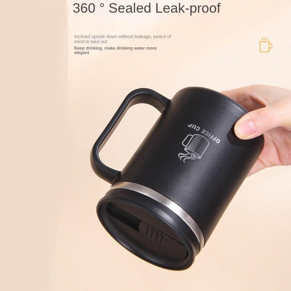 304 Stainless Steel Insulated  Coffee Cup with Drinking Straw Thermal  Water Cup Mug  Drinking Cup