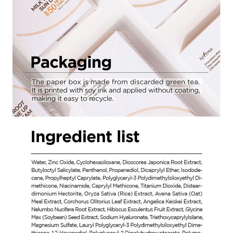 Isntree - Yam Root Milk Tone Up Sun Cream