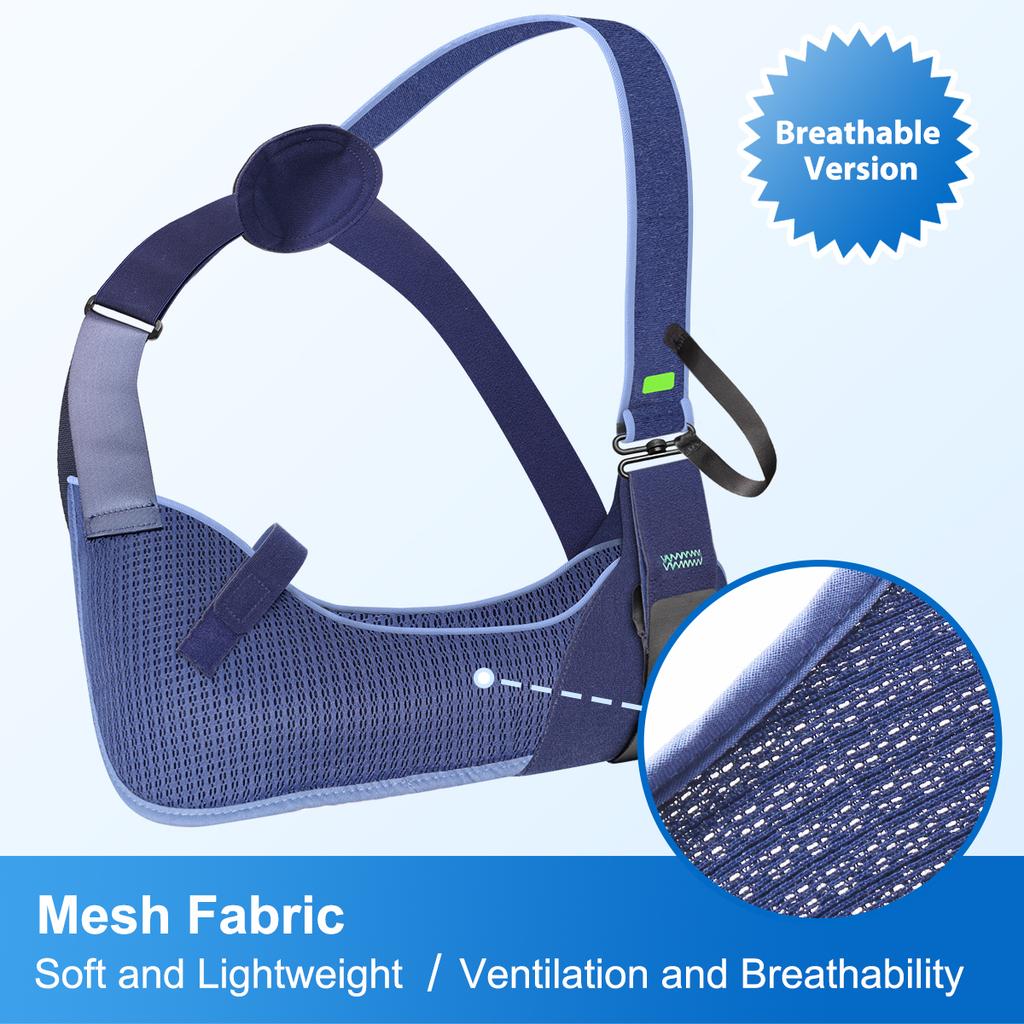 Velpeau Arm Sling For Rotator Cuff Injury, Broken Hand And Elbow Dislocation, Medical Shoulde Immobilizer Fits Left & Right Arms