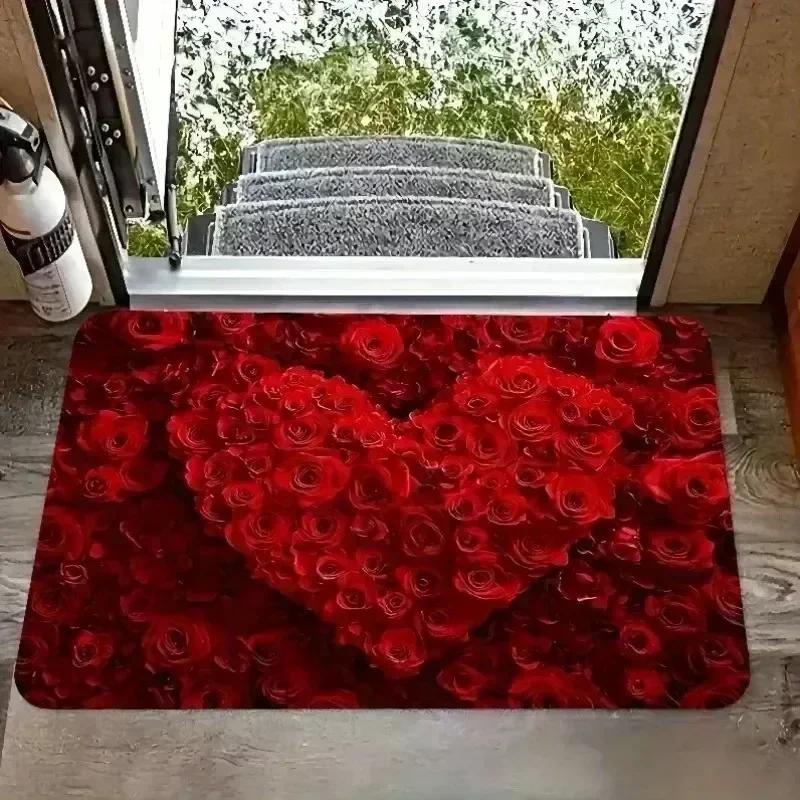 1PC Beach&Wave Pattern Door Mats Kitchen Rugs Non-Slip Pop Design Living Room Rugs Bath Mat Carpet for Home Sink Laundry Decor