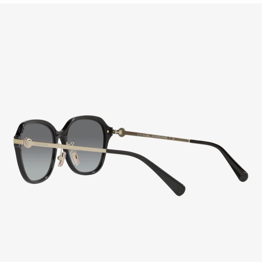 Used COACH Sunglasses HC8332D Women's Black