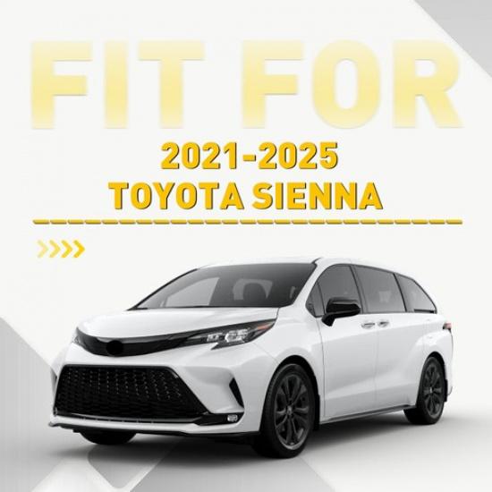 Front Windshield Wiper Side Cowl Extension Cover Trim For Toyota Sienna 21-25 2x