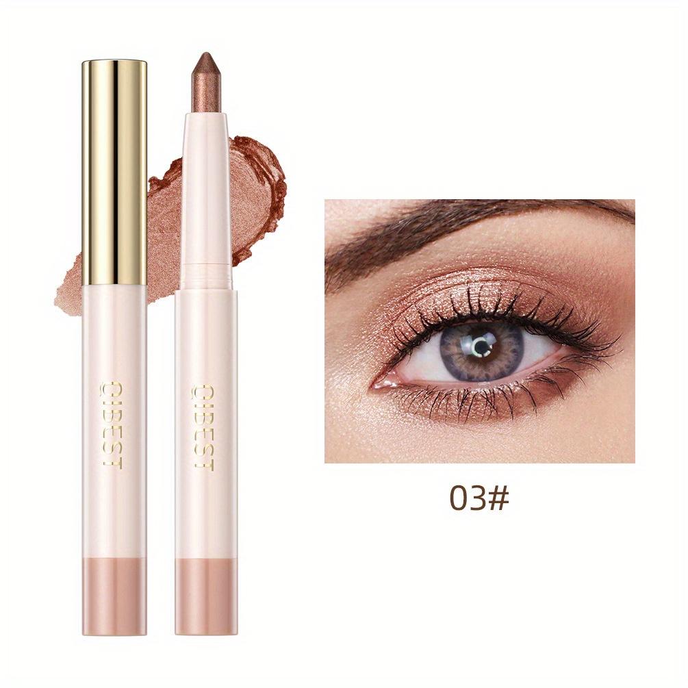 6 Farben Lidschattenstift, Matt Perlglanz Lidschattenstift Textmarker Konturenstift Aufhellender langanhaltender Lidschattenstift Augen-Make-up-Stift