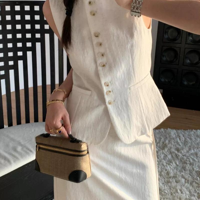 New LP19 Mini Shoulder Bag Real Cowhide Canvas Gigi Messenger Bag Box Bag