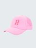 1pc Kid's 26 Alphabet Baseball Cap, Fashion Versatile Casual Sun Hat,Pink Mesh Breathable Trucker Cap, Suitable For Girls