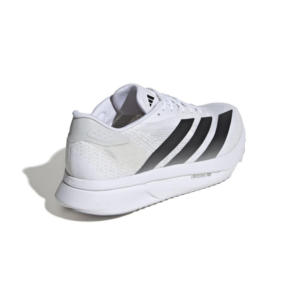 Adidas adizero SL2 running shoes, unisex adult, NMQ07, footwear white/core black/dash gray (JQ0351), size 28.0 cm