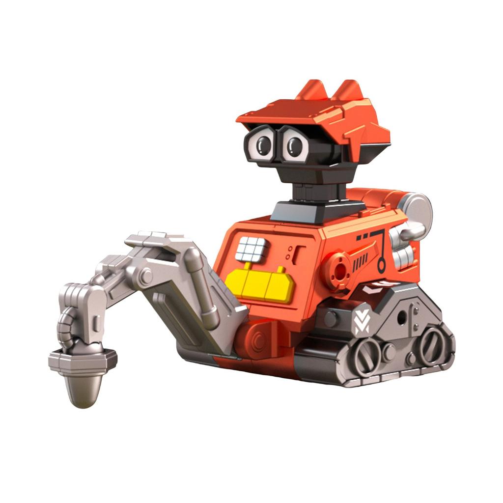 Children.s Toy Cars For Boys Aged 3, 4, 5, 6, And 7, Small Sliding Toy Cars, Reverse Excavator Robots, Children.s Birthday Gifts