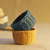 OATIPHO Miniature Set of Dollhouse Trinket 3 Model Photography Miscellaneous Random Colors Baskets, 6, 1/12 Scale, Baskets, Boxes, Colors, Furniture,