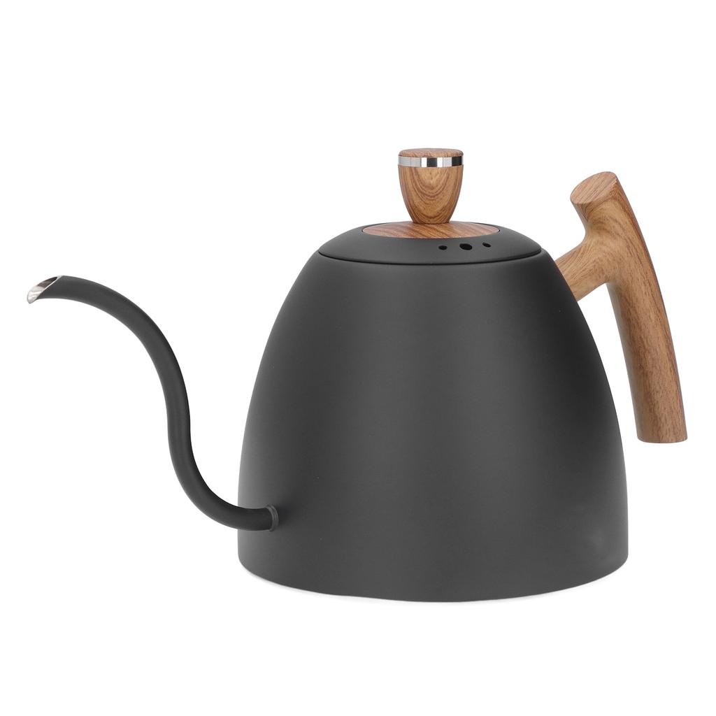 Pour Over Kettle 800ml Ergonomic Handle Rustproof Stainless Steel Anticorrosion Gooseneck Spout