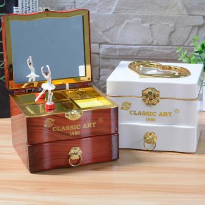 Music Box Ballerina Jewelry Box Birthday Gift Storage Box