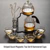 Semi-Automatic Glass Tea Set with Magnetic Design