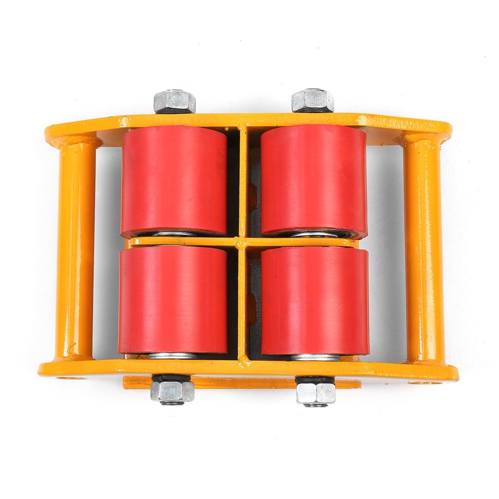Cast Steel And PU Durable Machine 6T/13200lb Dolly Skate Machinery Roller Mover Cargo Trolley