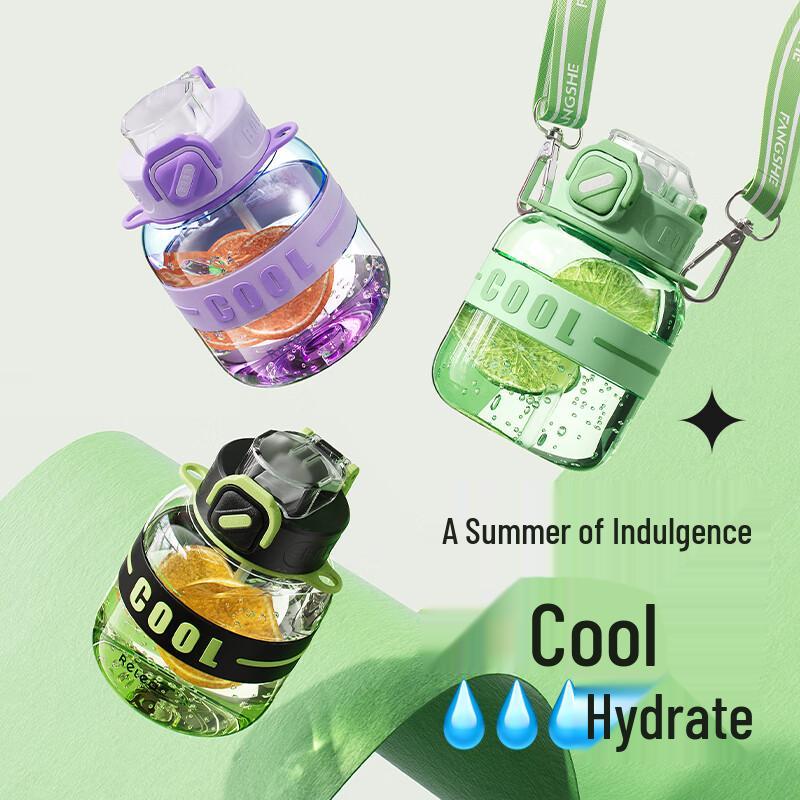 Wushengwu Dudu H45 600ml Tritan Straw Water Bottle