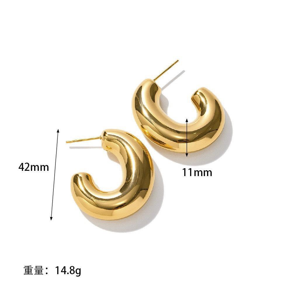 Vintage Gold Circle Screw Thread Hoop Earrings for Women, Minimalist Textured Ear Cuffs, Dainty Small Hoops, Trendy Jewelry Gift