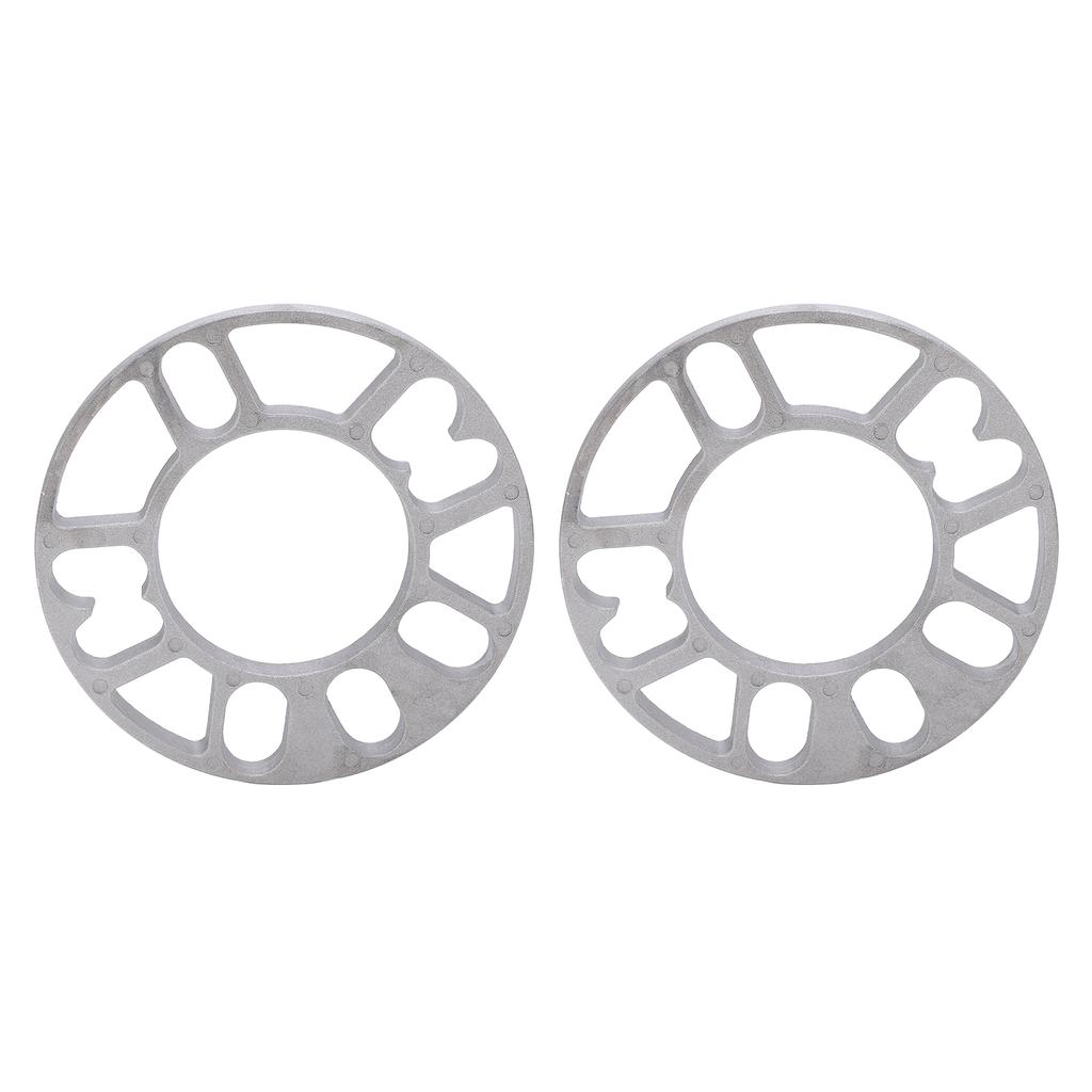 2pcs Wheel Spacer Shim 10mm Aluminum Universal for 4 5 Stud Vehicles PCD From 98mm To 120mm