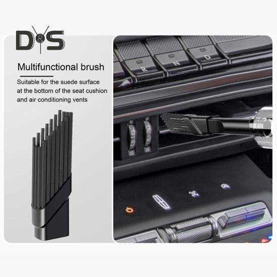 1 Set geräuscharmer Auto-Staubsauger, wiederaufladbar, praktischer energiesparender Auto-Staubsauger