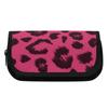 Pen Case Organized Storage 300D Polyester Smooth Zipper with Dual Compartments for Pens Ruler Eraser Scissors for Everyday Study
