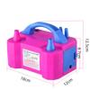 Electric Balloon Pump,Portable Electric Balloon Blower Machine,Dual Nozzle 600W Balloon Inflator for Party Decorations