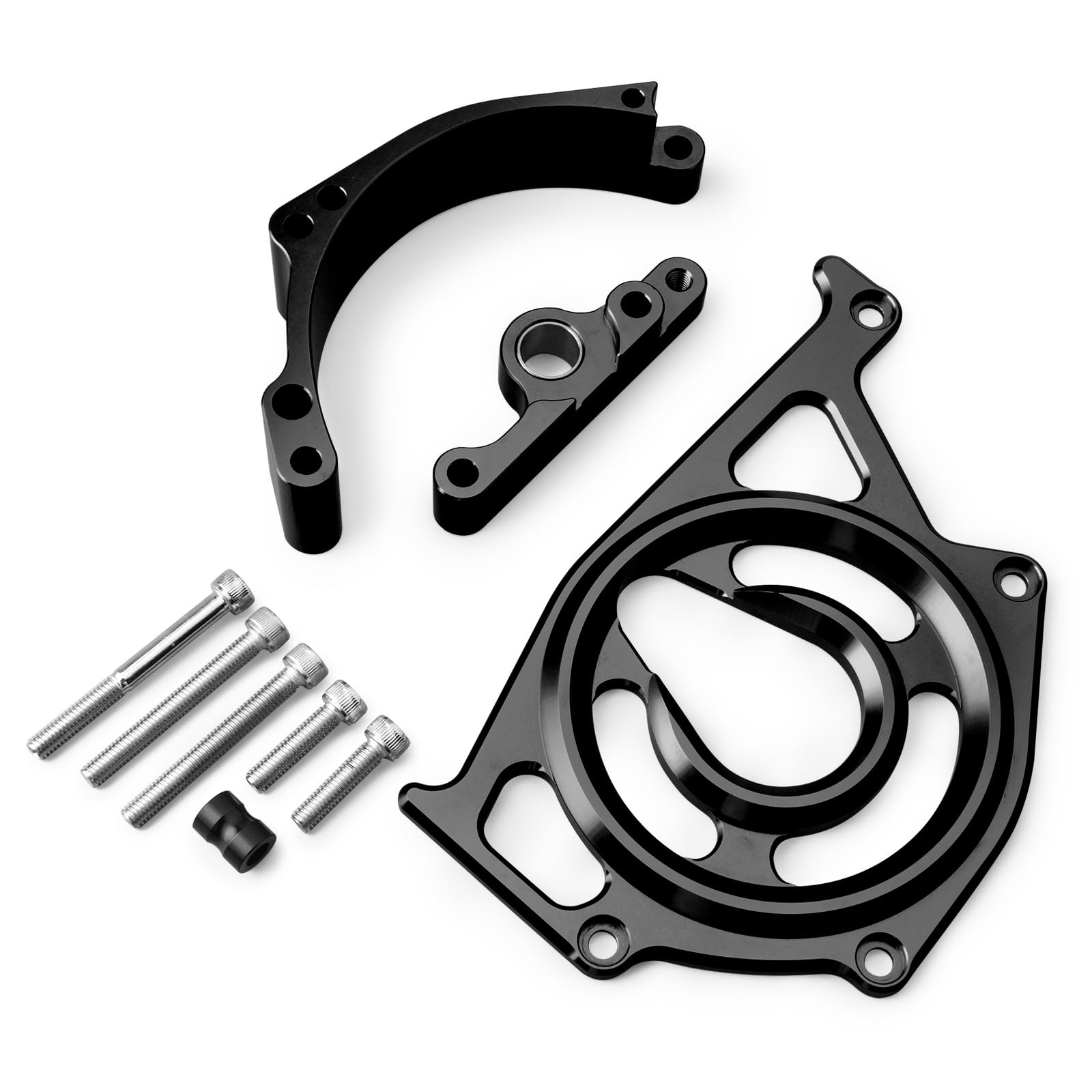 CHINGLAY Front Sprocket Compatible with Z900RS Aluminum Alloy Lightweight Drive Sprocket Motorcycle Custom Part Cover 2017-2026. Cover. (Black) чёрный