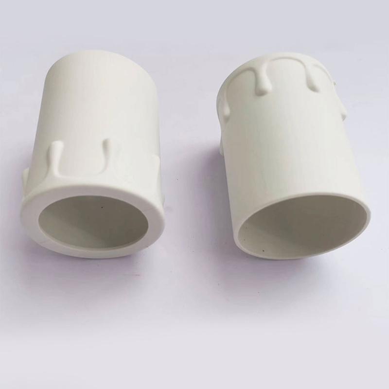 Set aus 10/20 Kunststoff-Kerzenwachs-Tropfmanschetten Kerzenleuchter-Basis Kronleuchter Kerzenfassungsabdeckungen für Elegante Leuchten