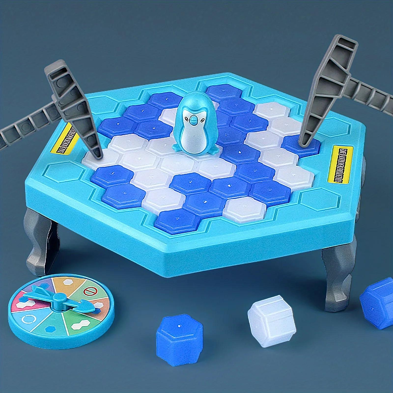 

Non-Toxic Knocking On Ice To Rescue Little Penguins Breaking Ice Toys Children S Puzzle Brain Training Parent-Child Games