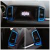 For Skoda Karoq 2017- Car Interior Central Console Part Refit Trim Stainless Steel Accessories Decoration Modify