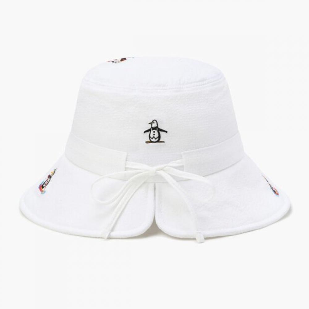 Munsingwear Women Embroidered Bucket Hat White Mr122lcp32