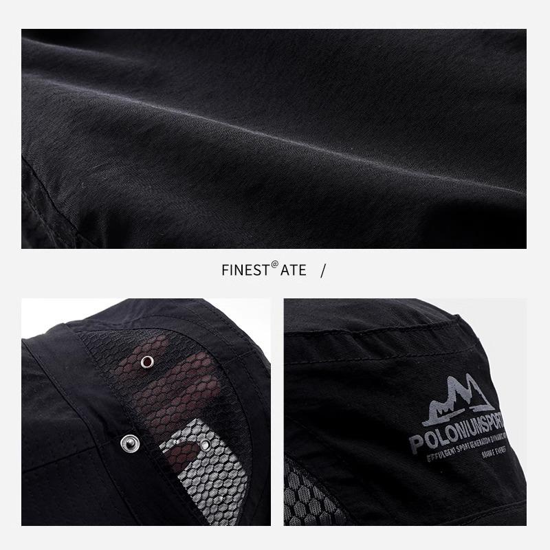 Outdoor sunscreen hat Men's summer visor Thin breathable bucket hat Mountaineering cowboy hat Female cycling