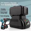 1Pcs Us/Eu Plug 21V Universal Li-Ion Battery Charger Power Tool Smart Charger Fast Charging Multiple Protections