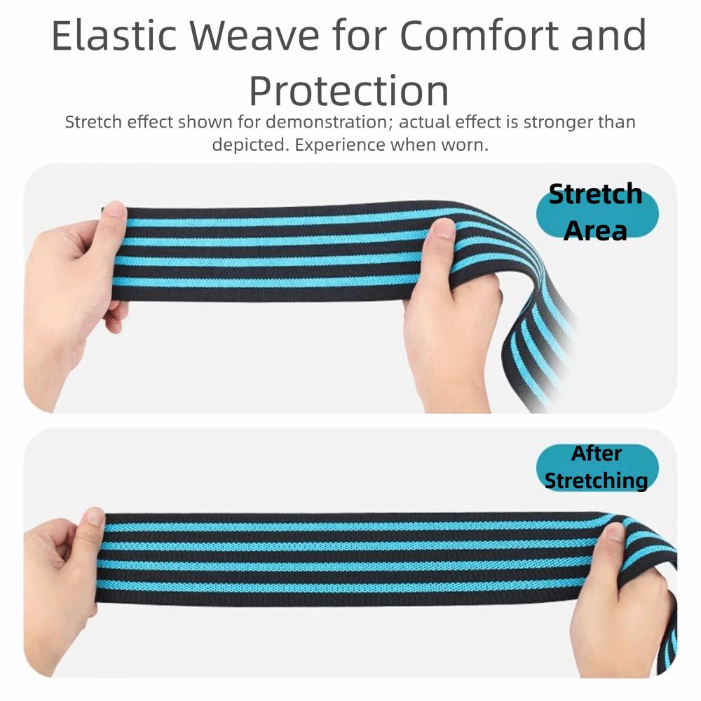 Elastic Knee Bandages Compression Straps Squats Training Knee Braces Knee Wraps Squats Training