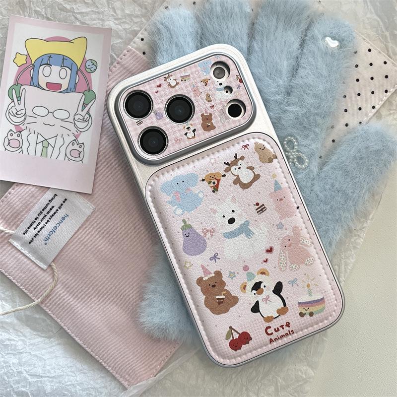 

Cute Cartoon Jellycat Animal iPhone Case for 17/16 Pro Max/15/14 - Girly Design iPhone 14