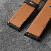 Klasický plátěný ručně laminovaný kožený řemínek s bronzovou sponou, 20MM 21MM 22MM Hodí se k bronzovému náramku hodinek Měkký tenký pánský řemínek