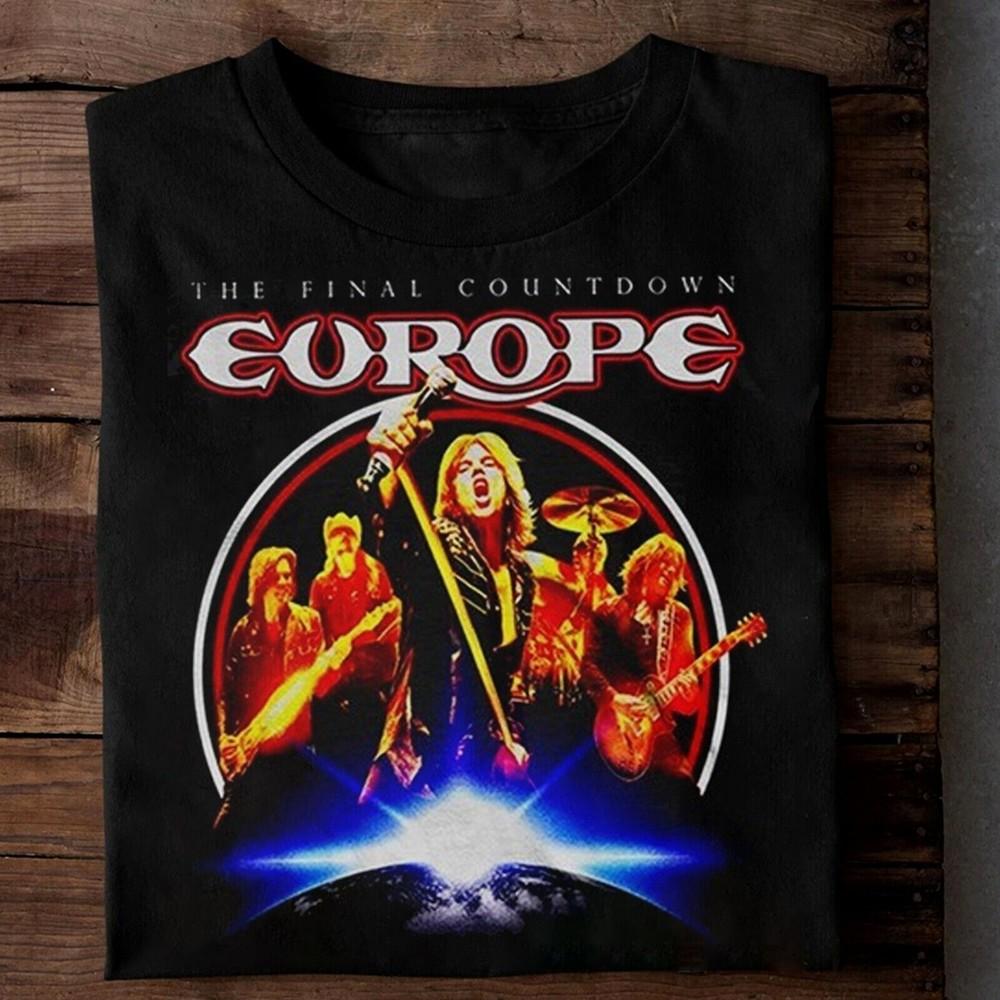 Rare Europe Band The Final Countdown Tee Cotton Unisex S-5XL T-Shirt 1N2405 Unisex T-Shirt XXL