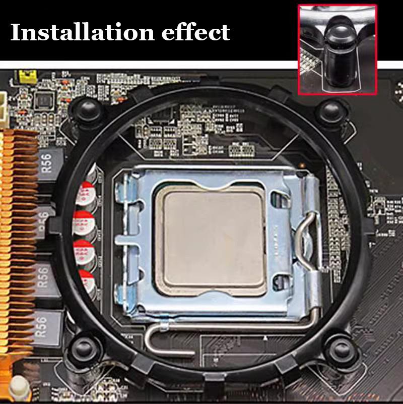 Int Mainboard-Halterung 1366/115X/775 Kühlkörperlüfter CPU-Sockel Mainboard-Halterung 12. Generation CPU-Sockel