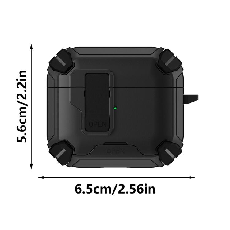 TPU Cover Wireless Earbuds Cover Case for 4 Headphone Scratchproof Skin Case Dustproof Shell with Magnetic Lock