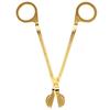 Fashion Plating Stainless Steel Candle Heart Clip Wick Trimmer Scissors Tool(black)