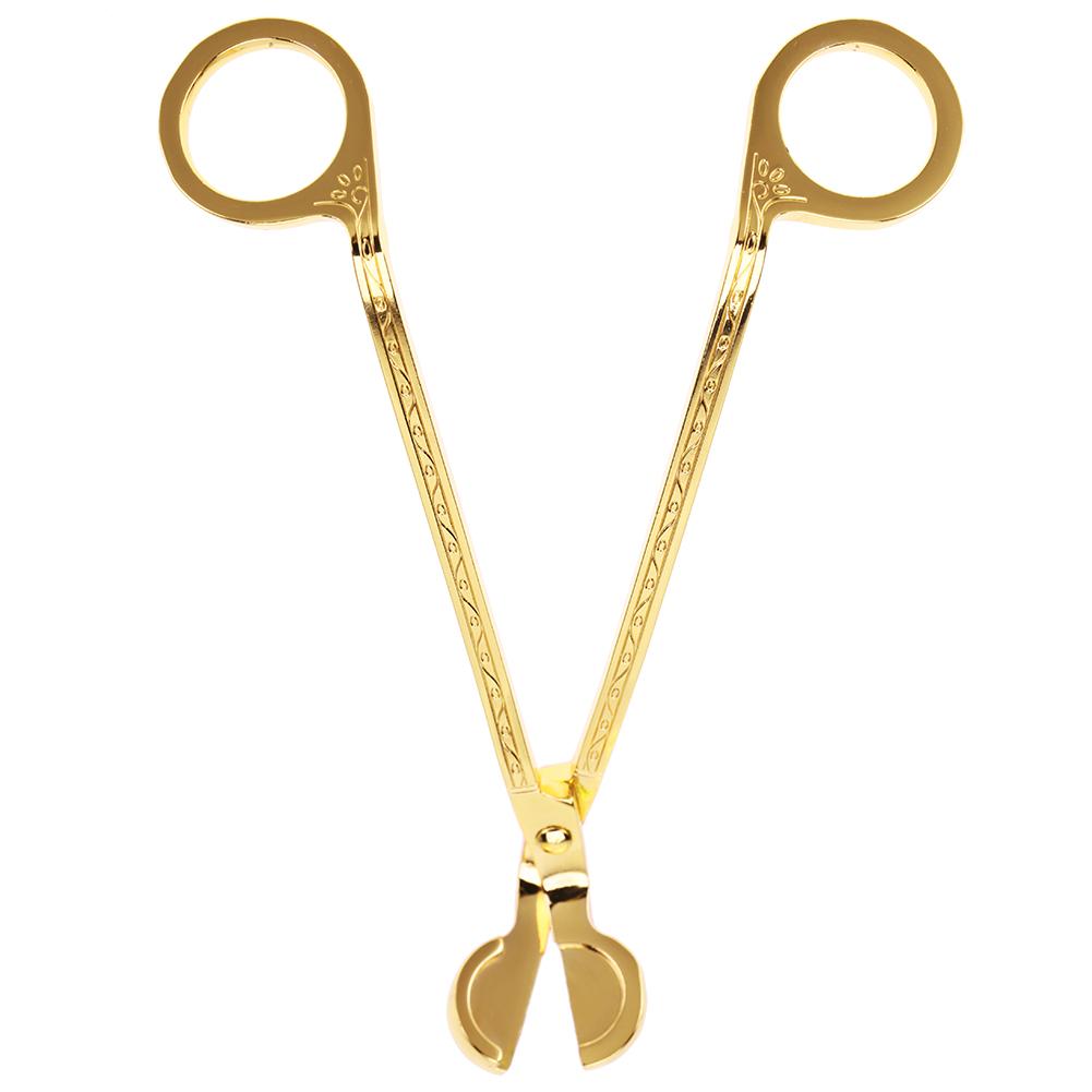 Fashion Plating Stainless Steel Candle Heart Clip Wick Trimmer Scissors Tool(black)