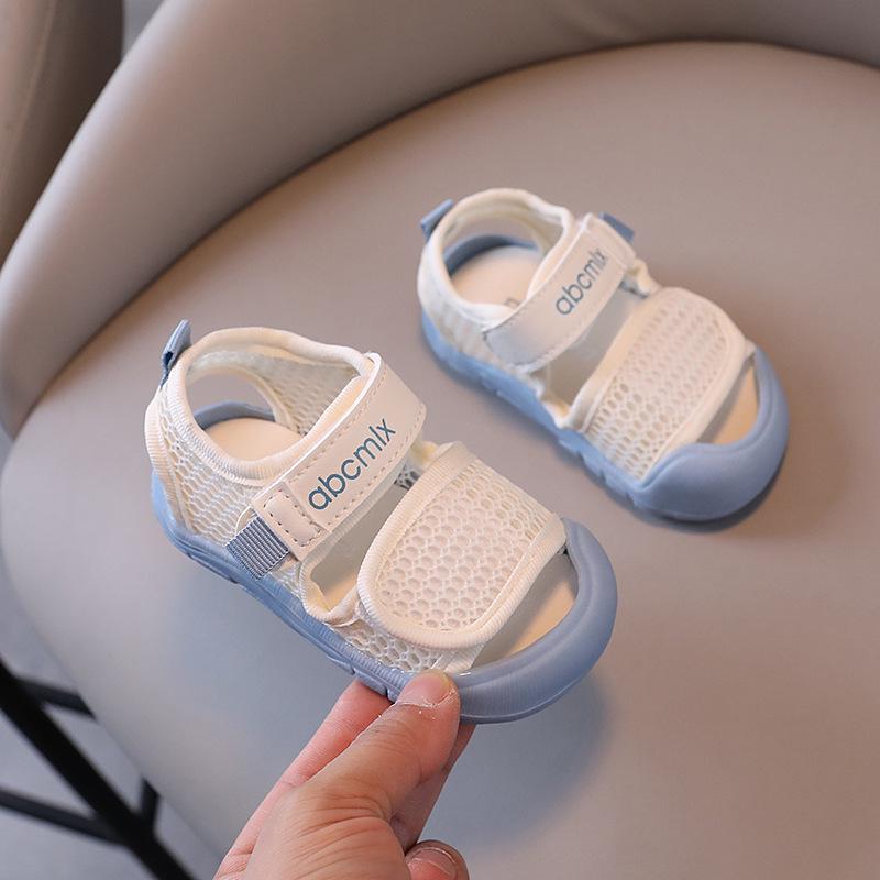 Summer 2026 Baby Girls' Soft Sole Mesh Sandals