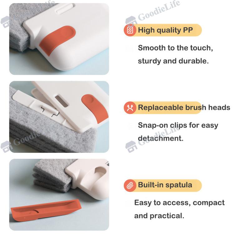 Easy Window Cleaner Brush-Essential Cleaning Products for Efficient Use-Complete Window Cleaning Kit for Streak-Free Shine and Convenient Maintenance