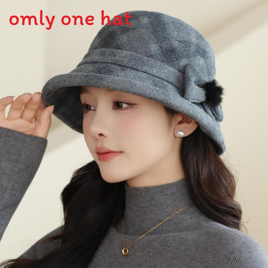 

Wool Beret Hat For Women With Warmth And Sun Protection For Winter Casual Wear Gray Blue